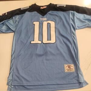 NFL Vince Young  No. 10 Tennessee  Titins Throwbacks Classic size56